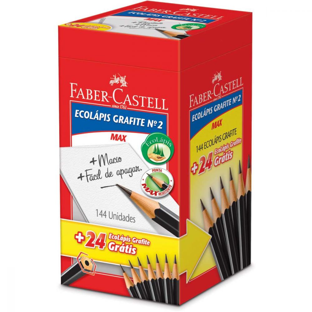 LAPIS PRETO ESCOLAR FABER CASTEL 